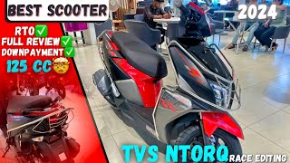 New Ntorq Race Edition Downpayment and EMI plans😍  Tvs Ntorq [upl. by Anirdna11]