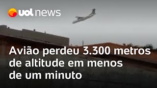 Avião que caiu em Vinhedo perdeu 3300 metros de altitude em menos de um minuto [upl. by Johan]