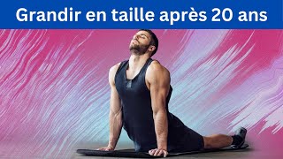 grandir en taille après 20 ans  5 exercices à faire [upl. by Nedyaj]