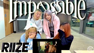 MV REACTION RIIZE 라이즈  Impossible  Music Video Reaction 뮤비리액션 [upl. by Nisa]