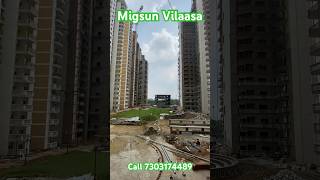 Migsun Vilaasa Gr Noida  Construction of Park and common area  Call 7303174489 [upl. by Llenram]