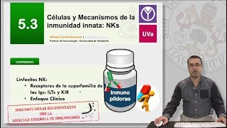 53 CÉLULAS Y MECANISMOS DE LA INMUNIDAD INNATA NKs [upl. by Frum]