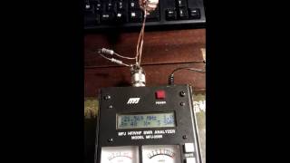 testing homebrew 41 Voltage Balun for a Carolina Windom [upl. by Nowell]