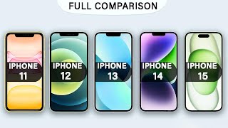 iPhone 11 Vs iPhone 12 Vs iPhone 13 Vs iPhone 14 Vs iPhone15 Review in 2024 [upl. by Mellie]