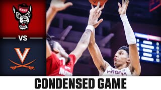 NC State vs Virginia Condensed Game  202324 ACC Men’s Basketball [upl. by Kulsrud]