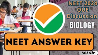 NEET 2024 Question Discussion  Biology  Know your Ans [upl. by Zurek]