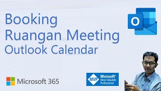 Booking Ruangan Meeting pada Outlook Calendar  Tutorial Microsoft 365 [upl. by Rafaello]