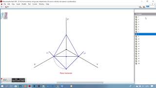O 02 Axonometrias ortogonais rebatimento dos eixos método dos planos coordenados [upl. by Hedgcock11]