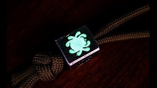 Glow in the Dark Powder and Epoxy Mod Project with Paracord Applications [upl. by Anayia]