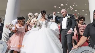 The groom meets his bride Khadijeh Mehajer in the most lavish way LEBANESE WEDDING [upl. by Ahrens254]