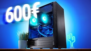 Bester 600€ GAMING PC im Test 2022 [upl. by Quill]