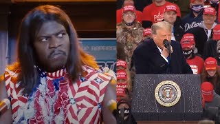 President Trump vs President Camacho on the current state of Covid19 [upl. by Edwin]