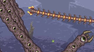 Terraria Crawltipede vs Eater Of Worlds Tmodloader Smash Bros Mod [upl. by Hermione449]