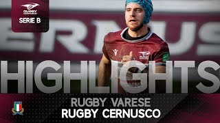 Rugby Varese v Rugby Cernusco  03112024  Highlights [upl. by Latrina529]