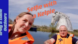 Itiwit 3 inflatable kayak  Forth amp Clyde Canal amp the Kelpies [upl. by Ayocat]