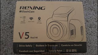 Rexing V5 Modular Dash Dam new opening and install [upl. by Ttesil]