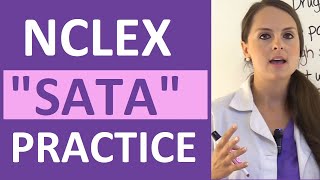 NCLEX Select All That Apply Practice SATA Question  Weekly NCLEX Series  NCLEX [upl. by Cleodal295]