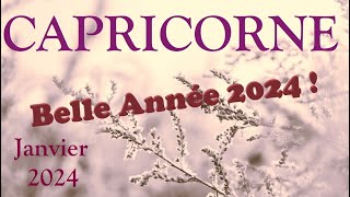 CAPRICORNE ♑ JANVIER 2024 〰 Un début dAnnée magnifique [upl. by Oralie943]