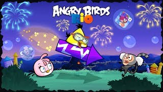 Angry Birds Rio 2  Rocket Rumble All Levels Three Star Walkthrough [upl. by Ttesil]