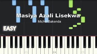 Michel Bakenda  Masiya Azali Lisekwa  EASY PIANO TUTORIAL BY Extreme Midi [upl. by Thanos]