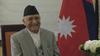 Prime Minister Modi holds bilateral talks with Nepals PM KP Sharma Oli in New York [upl. by Ellennahc]