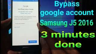 Bypass google account samsung J5 2016  Frp Bypass Samsung J5 2016 [upl. by Konstantin335]