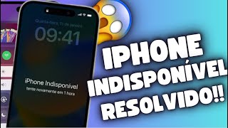 🔥Como resolver iPhone indisponível 20232024😱 [upl. by Hanae]