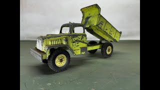 DUMP TRUCK HUBLEY METAL CAST TOY RESTORATION [upl. by Albright125]