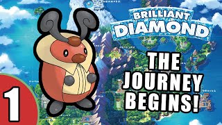 Pokémon Brilliant Diamond Hardcore Nuzlocke But I Banned Half The Pokédex  The Journey Begins [upl. by Enomys]