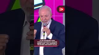 quotÉ UM PROGRAMA PARA FORMAR CIDADÃOS E CIDADÃS DESSE PAÍSquot LULA DEFENDE O PÉDEMEIA EM EVENTO NA BA [upl. by Lydie]