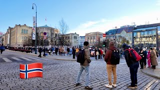 Walking Tour Oslo City Norway 🇳🇴  November 2024  4K HDR [upl. by Hcir]