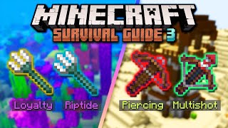 Are Tridents amp Crossbows Good ▫ Minecraft Survival Guide S3 ▫ Tutorial Lets Play Ep43 [upl. by Aradnahc]