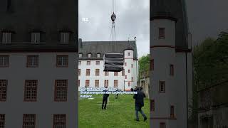 Neue Skulptur im Garten des Ludwig Museums Koblenz [upl. by Dagley]