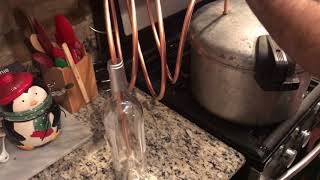 How to make a water distiller at home easy distilling salt water to make fresh water w narration [upl. by Ettecul]