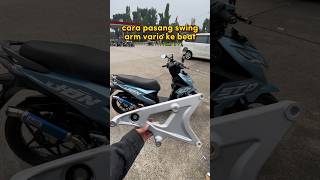 beat pake swing arm 🤨 jonsikaye swingarm beatmodifikasi beatdeluxe vario [upl. by Aratal]