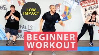 30 minute fat burning home workout for beginners Achievable low impact results [upl. by Seitz777]