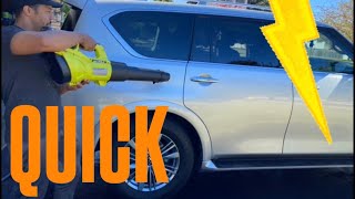 How to dry a car off LIGHTING FAST [upl. by Judsen]