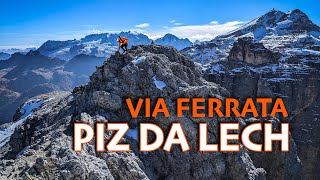 Autunno in DOLOMITI  Una Ferrata a quasi 3000 metri nel Gruppo del Sella [upl. by Nedrud119]