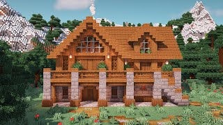 Minecraft Tutorial  How to Build a Cozy Cabin [upl. by Deacon974]