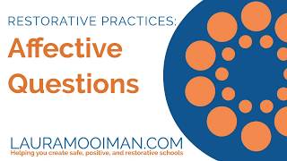 Affective Language Restorative Questions  Teacher Webinar Training [upl. by Auhsohey]