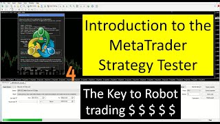 Use the MetaTrader 4 Strategy Tester to be a successful Robot Trader optimizer amp tester An Intro [upl. by Leivad532]