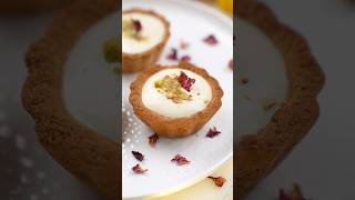 Easy Healthy Shrikhand Tarts Recipe  GuiltFree Sweet simplerecipe diwalirecipes shortvideo [upl. by Eremaj]