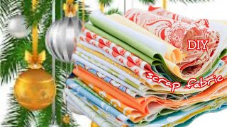 🌲10 CHRISTMAS Sewing Projects to MAKE and SELL To make in under 10 minutes  scrap fabric DIY [upl. by Eelegna]