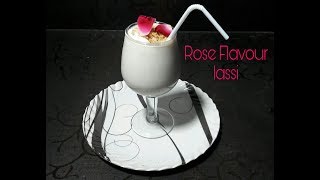 Rose Flavour Lassi  Recipe  By PS Tasty Food [upl. by Garland]