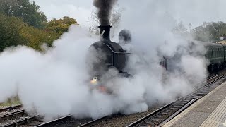 Caledonian Railway No 828 departing Eridge Saturday 26 October 2024 [upl. by Assej]