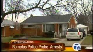 Romulus police officers arrested [upl. by Naginarb]