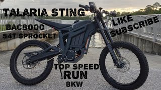 Talaria Sting R Mx4 Top Speed 53mph Vs Mx3 8kw bypassed whos faster [upl. by Acim]