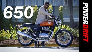 Royal Enfield Interceptor 650  Stock Exhaust Note  PowerDrift [upl. by Moreno]