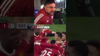 Castro reaction to Ronaldo goal against Tottenham ￼ [upl. by Chappy]