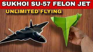 SUKHOI Su57 FELON PAPER JET Revealed [upl. by Danica]